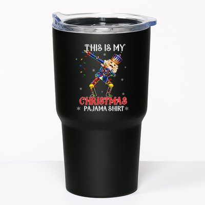 This Is My Christmas Pajama Dabbing Nutcracker Funny Tumbler
