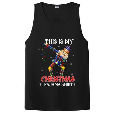 This Is My Christmas Pajama Dabbing Nutcracker Funny PosiCharge Competitor Tank