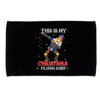 This Is My Christmas Pajama Dabbing Nutcracker Funny Microfiber Hand Towel