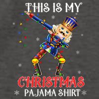 This Is My Christmas Pajama Dabbing Nutcracker Funny Vector Backpack