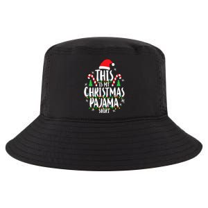 This Is My Christmas Pajama Xmas Family Christmas 2024 Cool Comfort Performance Bucket Hat