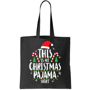 This Is My Christmas Pajama Xmas Family Christmas 2024 Tote Bag