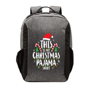 This Is My Christmas Pajama Xmas Family Christmas 2024 Vector Backpack