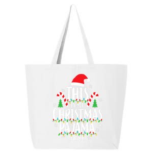 This Is My Christmas Pajama Xmas Family Christmas 2024 25L Jumbo Tote