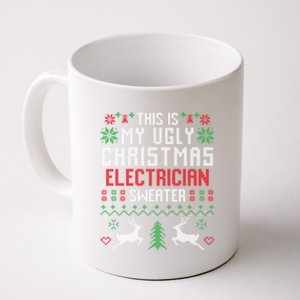 This Is My Ugly Christmas Electrician Sweater Cute Gift Coffee Mug