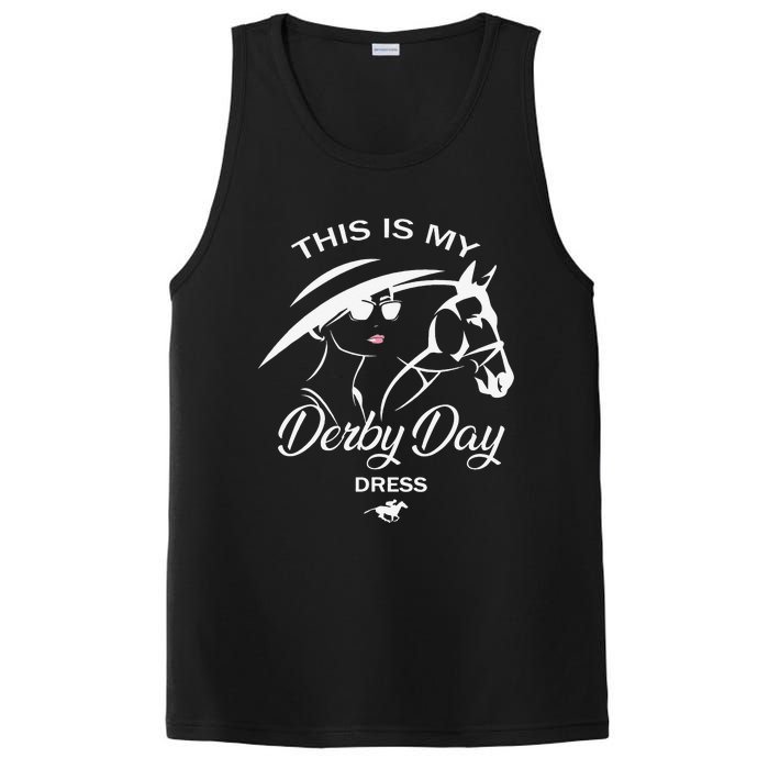 This Is My Derby Day Dress Funny KY Derby Horse PosiCharge Competitor Tank