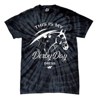 This Is My Derby Day Dress Funny KY Derby Horse Tie-Dye T-Shirt