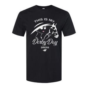 This Is My Derby Day Dress Funny KY Derby Horse Softstyle CVC T-Shirt