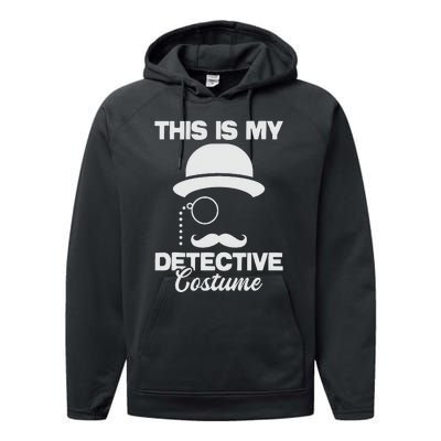 This Is My Detective Costume  True Crime Lover Investigator Performance Fleece Hoodie