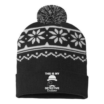 This Is My Detective Costume  True Crime Lover Investigator USA-Made Snowflake Beanie