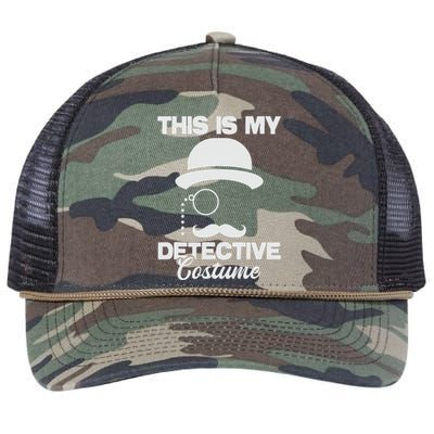 This Is My Detective Costume  True Crime Lover Investigator Retro Rope Trucker Hat Cap