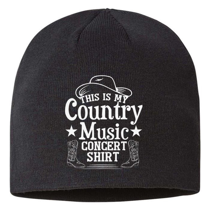 This Is My Country Music Concert Sustainable Beanie