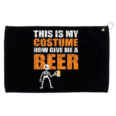 This Is My Costume Now Give Me A Beer Halloween Grommeted Golf Towel