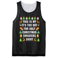 This Is My It's Too Hot For Ugly Christmas Sweaters Mesh Reversible Basketball Jersey Tank