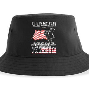 This Is My Flag I Will Not Apologize For It Sustainable Bucket Hat