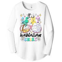 This Is My Hawaiian Groovy Tropical Luau Costume Party Women's Perfect Tri Tunic Long Sleeve Shirt