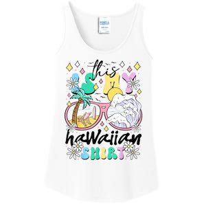 This Is My Hawaiian Groovy Tropical Luau Costume Party Ladies Essential Tank