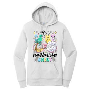 This Is My Hawaiian Groovy Tropical Luau Costume Party Women's Pullover Hoodie