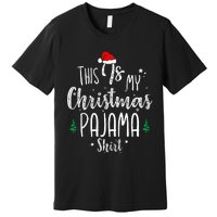 This Is My Christmas Pajama Xmas Christmas Tree Premium T-Shirt