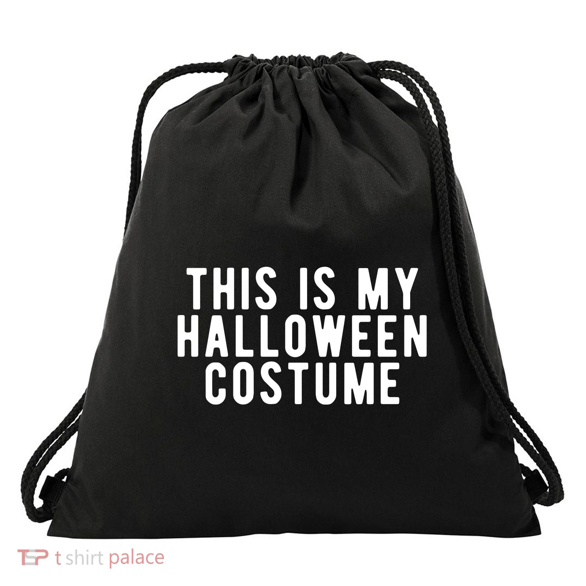 This Is My Halloween Costume Drawstring Bag