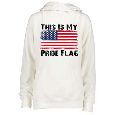 This Is My Pride Flag  Womens Funnel Neck Pullover Hood