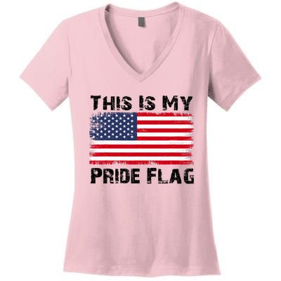 This Is My Pride Flag  Women's V-Neck T-Shirt