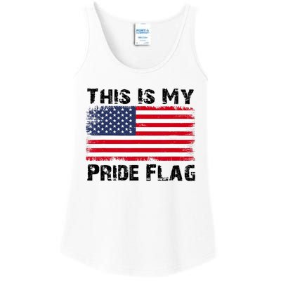 This Is My Pride Flag  Ladies Essential Tank