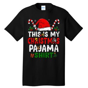 This Is My Christmas Pajama  Funny Christmas Tall T-Shirt