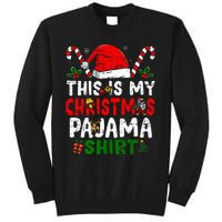 This Is My Christmas Pajama  Funny Christmas Tall Sweatshirt