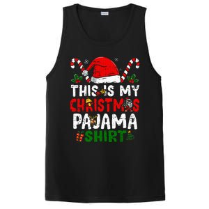 This Is My Christmas Pajama  Funny Christmas PosiCharge Competitor Tank