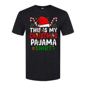 This Is My Christmas Pajama  Funny Christmas Softstyle CVC T-Shirt