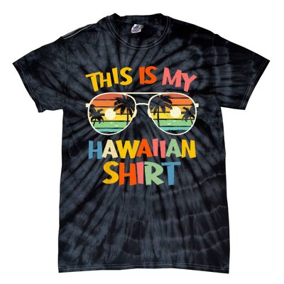 This Is My Hawaiian Tropical Luau Costume Party Hawaii Tie-Dye T-Shirt