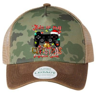 This Is My Christmas Pajama Legacy Tie Dye Trucker Hat