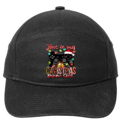 This Is My Christmas Pajama 7-Panel Snapback Hat