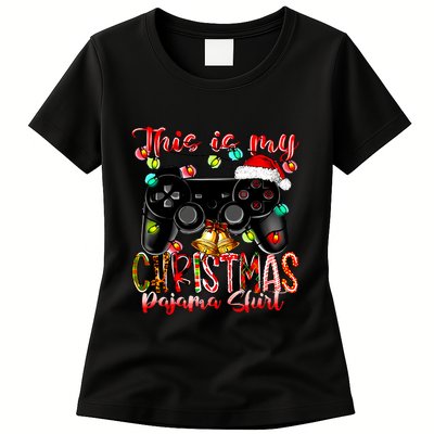 This Is My Christmas Pajama Womens T-Shirt