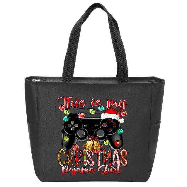 This Is My Christmas Pajama Zip Tote Bag
