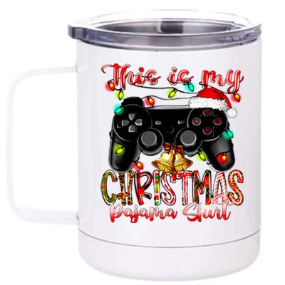 This Is My Christmas Pajama 12 oz Stainless Steel Tumbler Cup