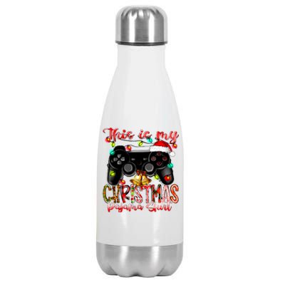 This Is My Christmas Pajama Stainless Steel Insulated Water Bottle