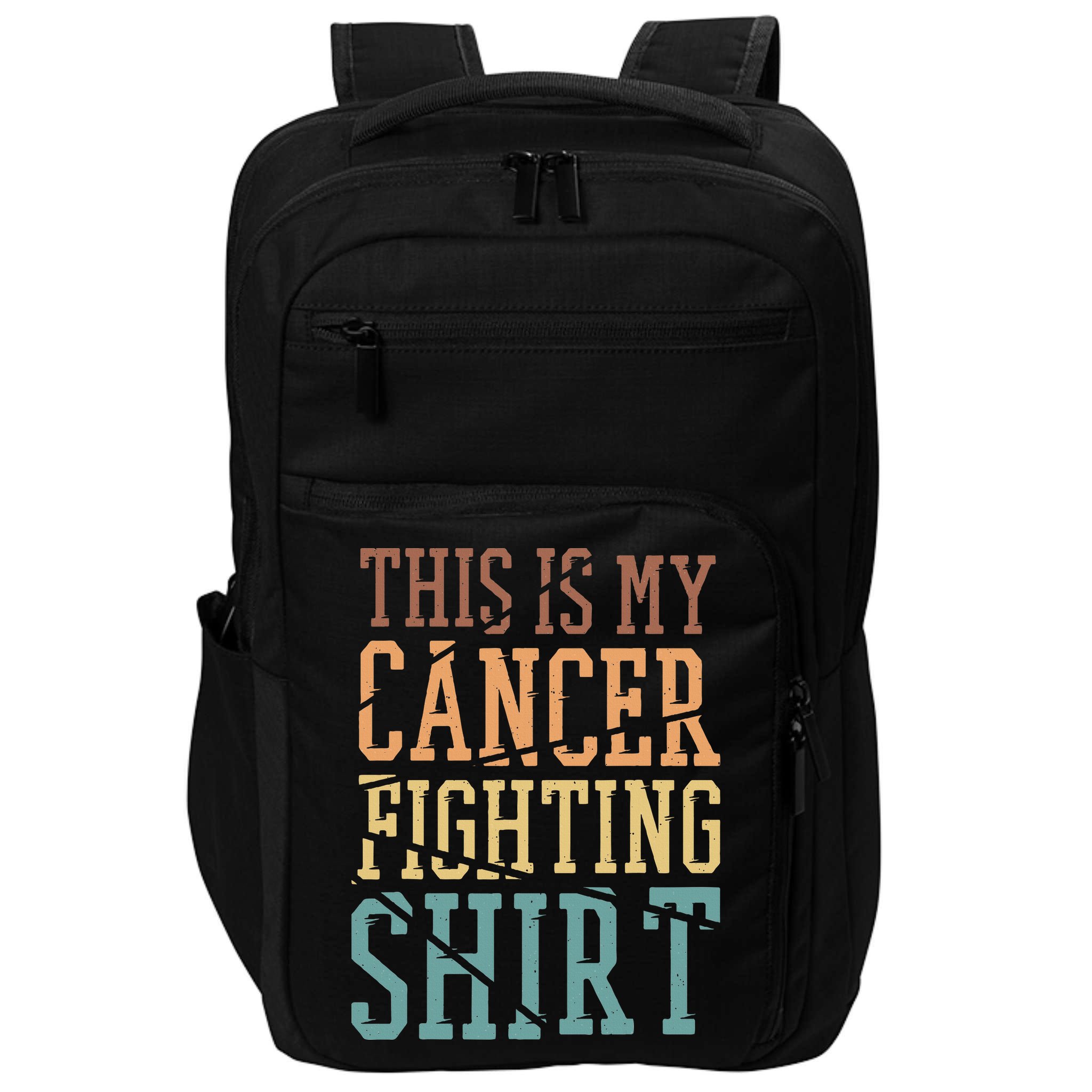 This Is My Cancer Fighting  Cancer Chemo Awareness Impact Tech Backpack
