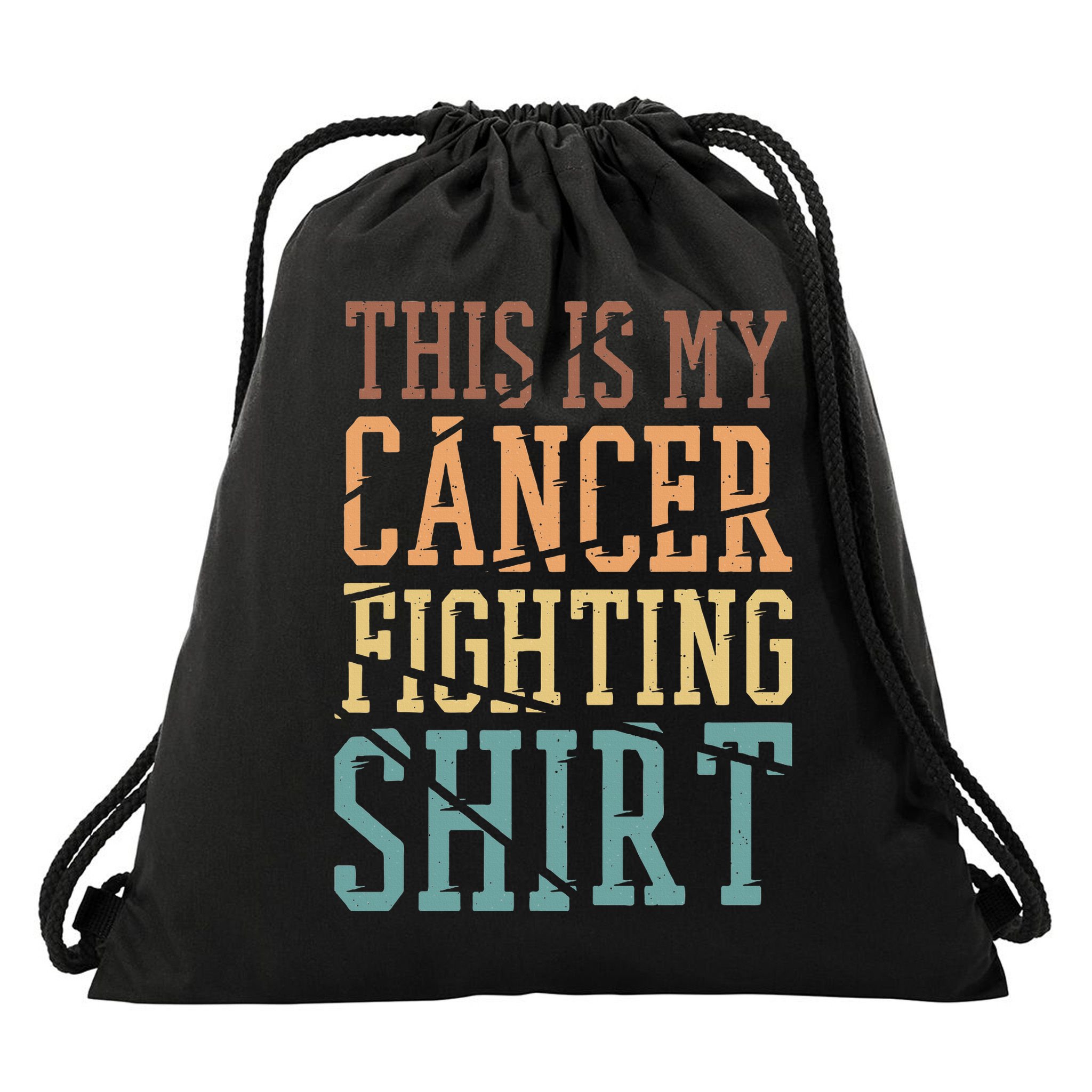 This Is My Cancer Fighting  Cancer Chemo Awareness Drawstring Bag