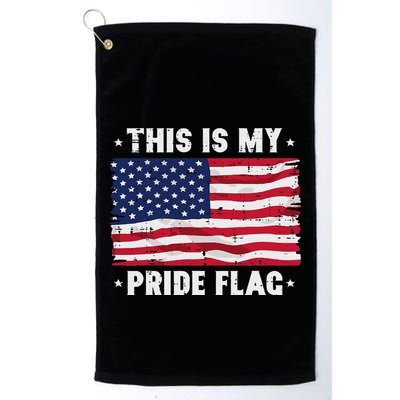 This Is My Pride Flag America Anti Lgbtq Patriot Golf Towel