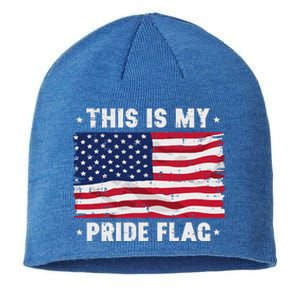 This Is My Pride Flag America Anti Lgbtq Patriot Sustainable Beanie