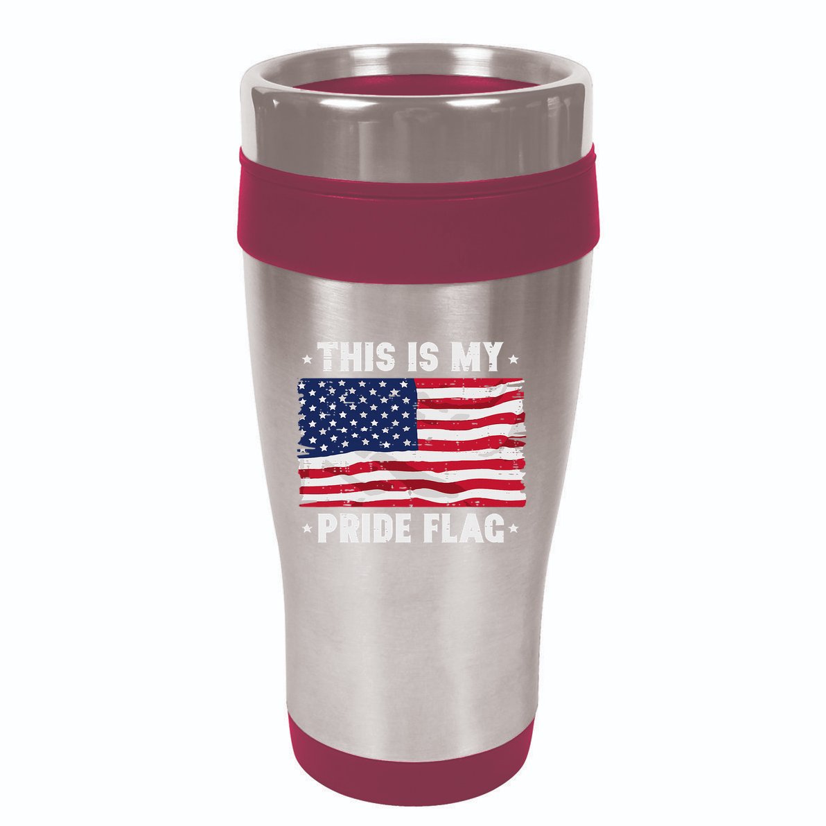 This Is My Pride Flag America Anti Lgbtq Patriot 16oz Travel Tumbler