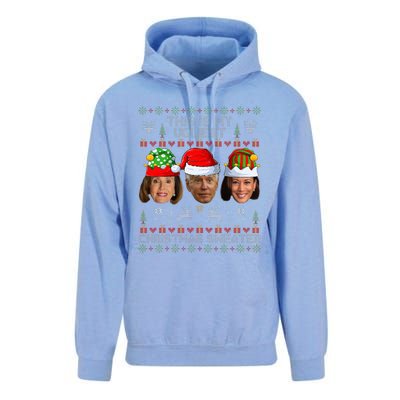 This Is My Ugliest Christmas Sweater Funny Joe Biden Kamala Unisex Surf Hoodie