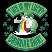 This Is My Lucky Drinking Shirt St Patricks' Day Baby Bodysuit