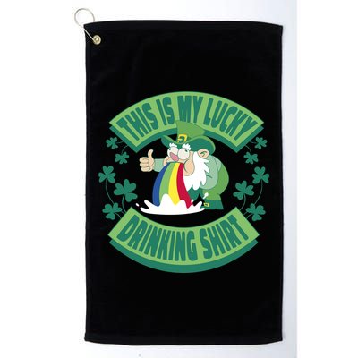 This Is My Lucky Drinking Shirt St Patricks' Day Golf Towel