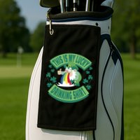 This Is My Lucky Drinking Shirt St Patricks' Day Golf Towel