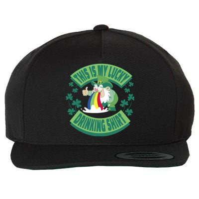 This Is My Lucky Drinking Shirt St Patricks' Day Wool Snapback Cap