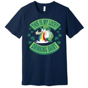 This Is My Lucky Drinking Shirt St Patricks' Day Premium T-Shirt