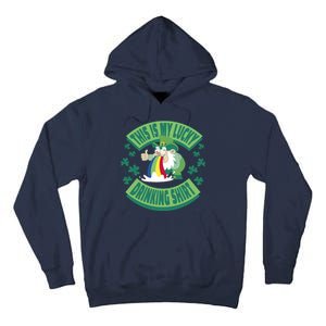 This Is My Lucky Drinking Shirt St Patricks' Day Tall Hoodie